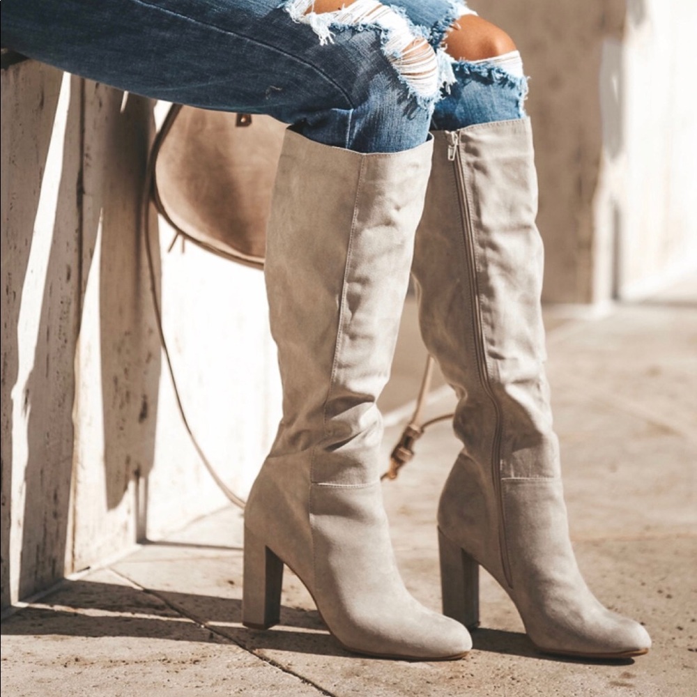 Never Worn: Vici Faux Suede Boots